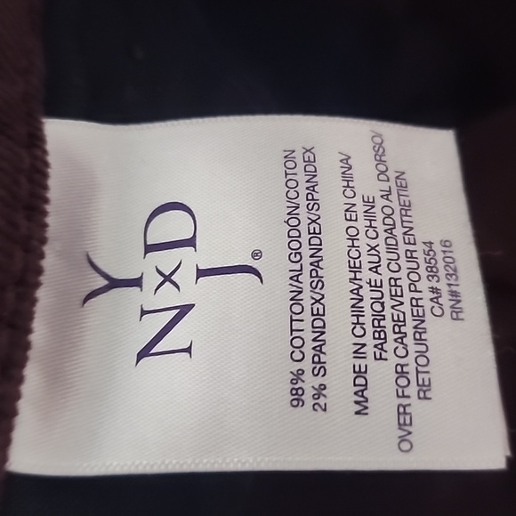 NYDJ Jegging Corduroy Straight Leg Sz 10 - Picture 10 of 11